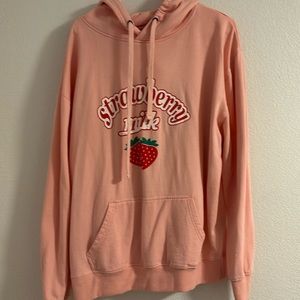 Kawaii hot topic strawberry milk hoodie